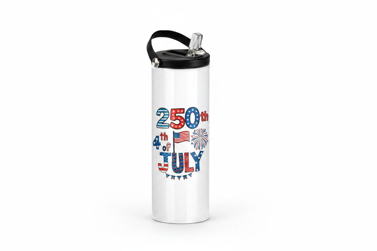 4th of July Tumbler Mockup