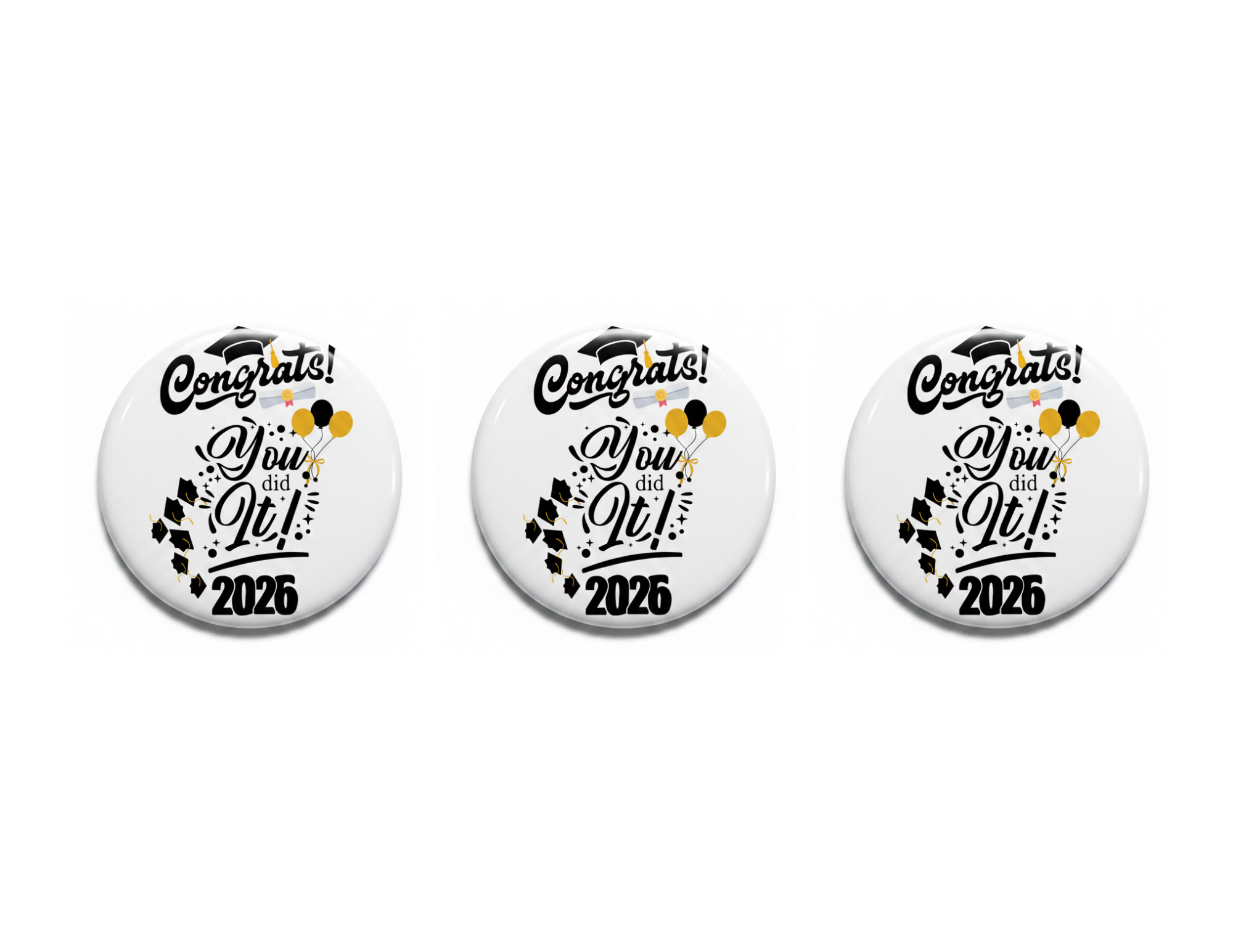 Custom 58mm Pin Button Variety 3-5 Pack Bundles