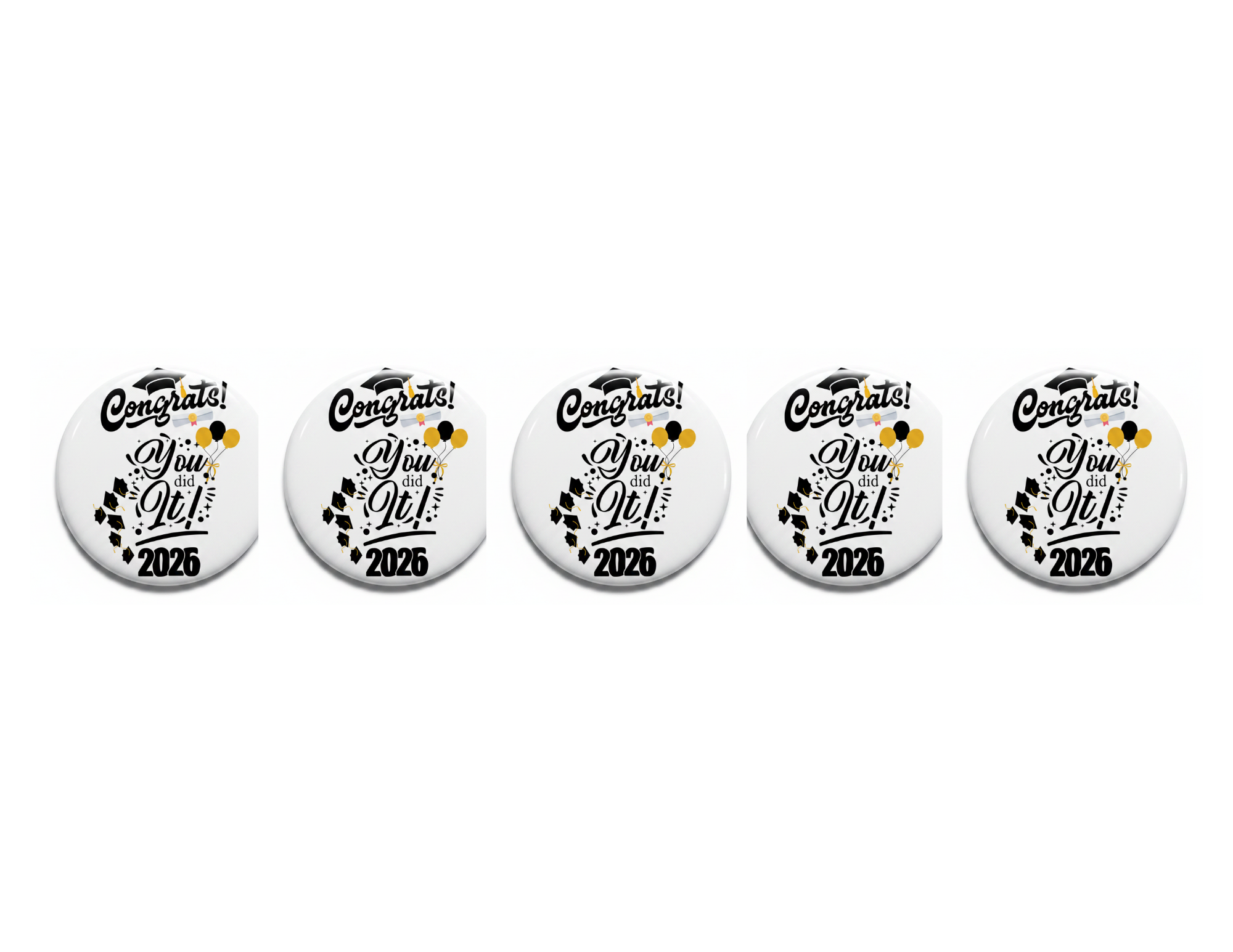 Custom 58mm Pin Button Variety 3-5 Pack Bundles