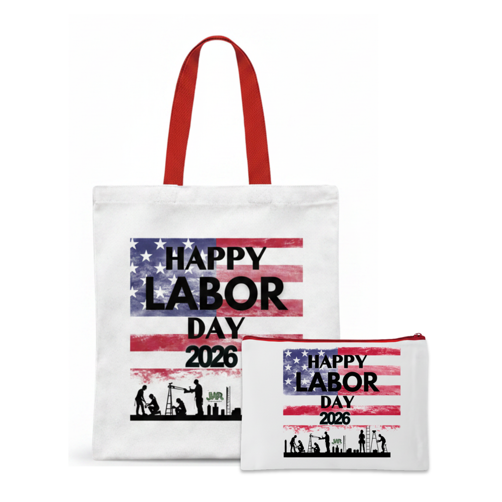 Custom Tote Bag & Travel/Makeup Pouch Bundle