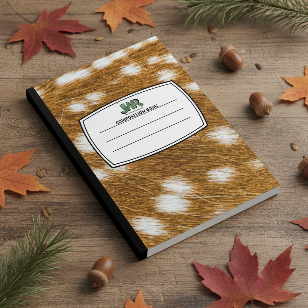 Deer Hide Composition Notebook Product Shot