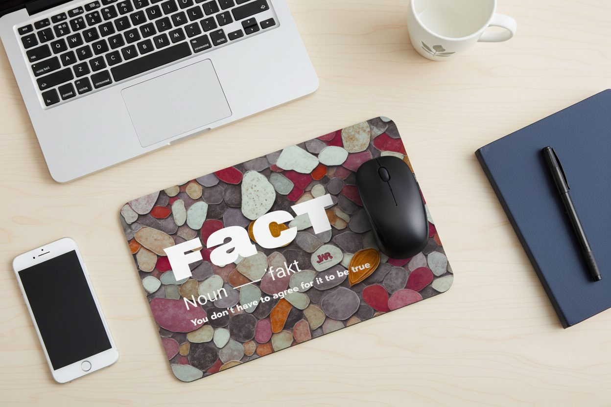 FACT Mousepad - Overhead Flat Lay