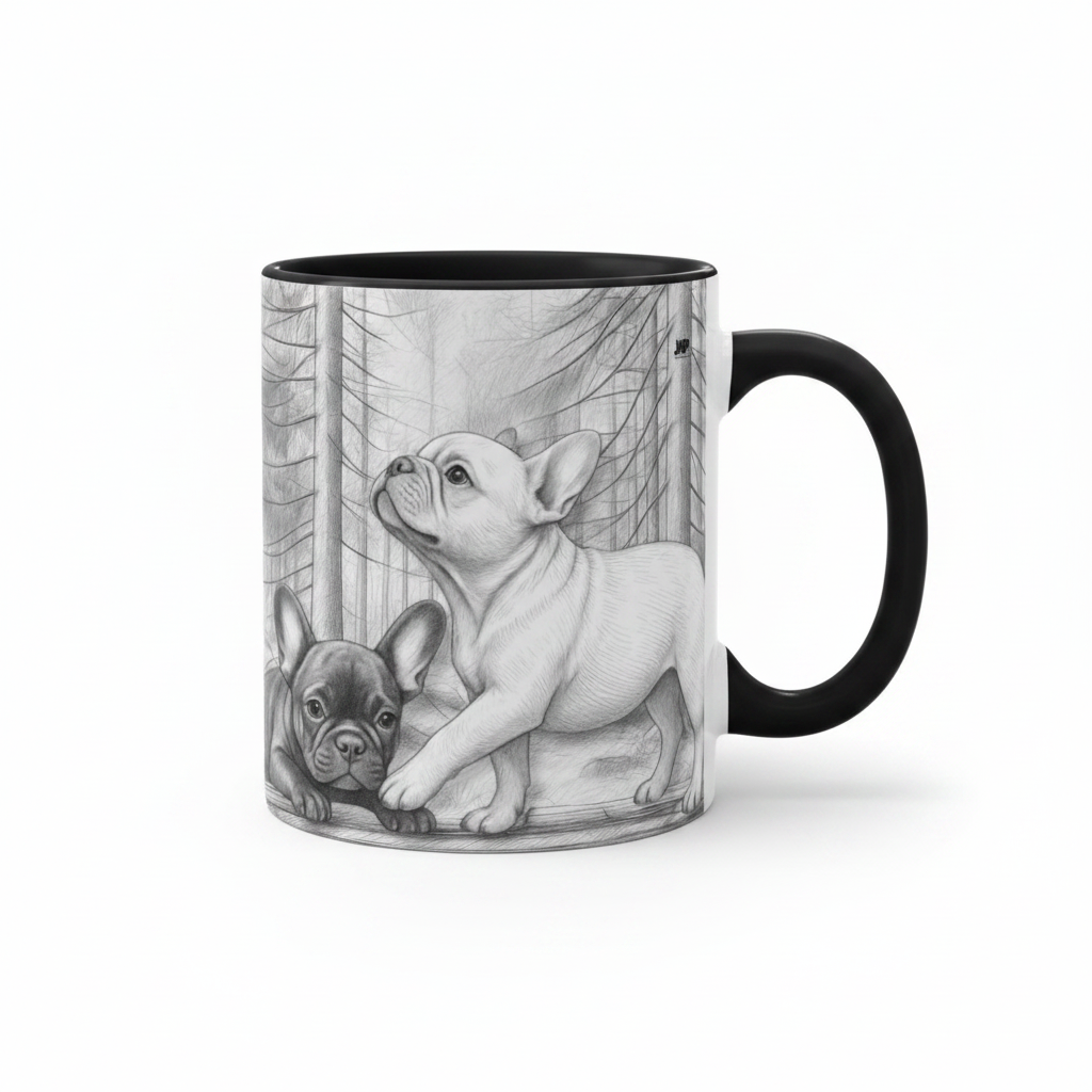 French Bulldog Mug Mockup