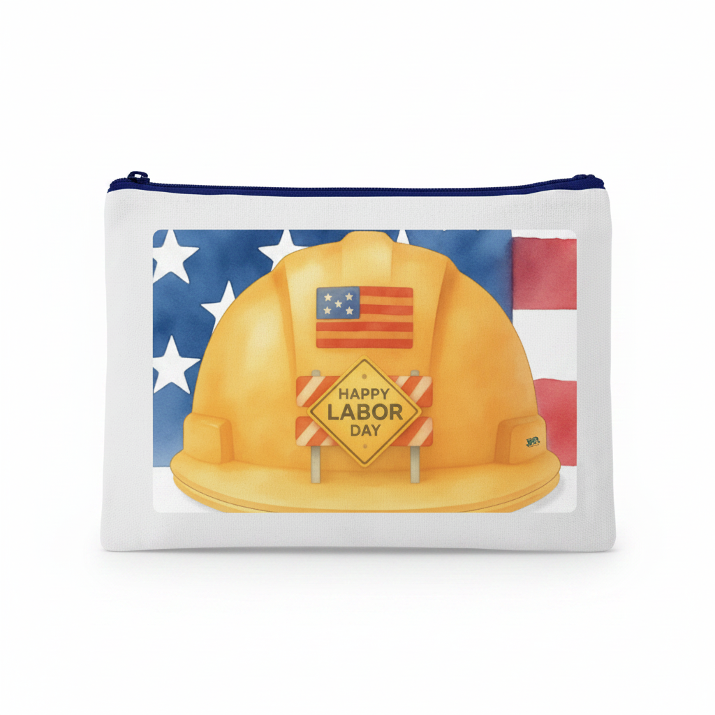 Happy Labor Day Pouch Mockup