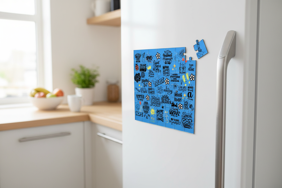 Magnetic Puzzle - Fridge Lifestyle