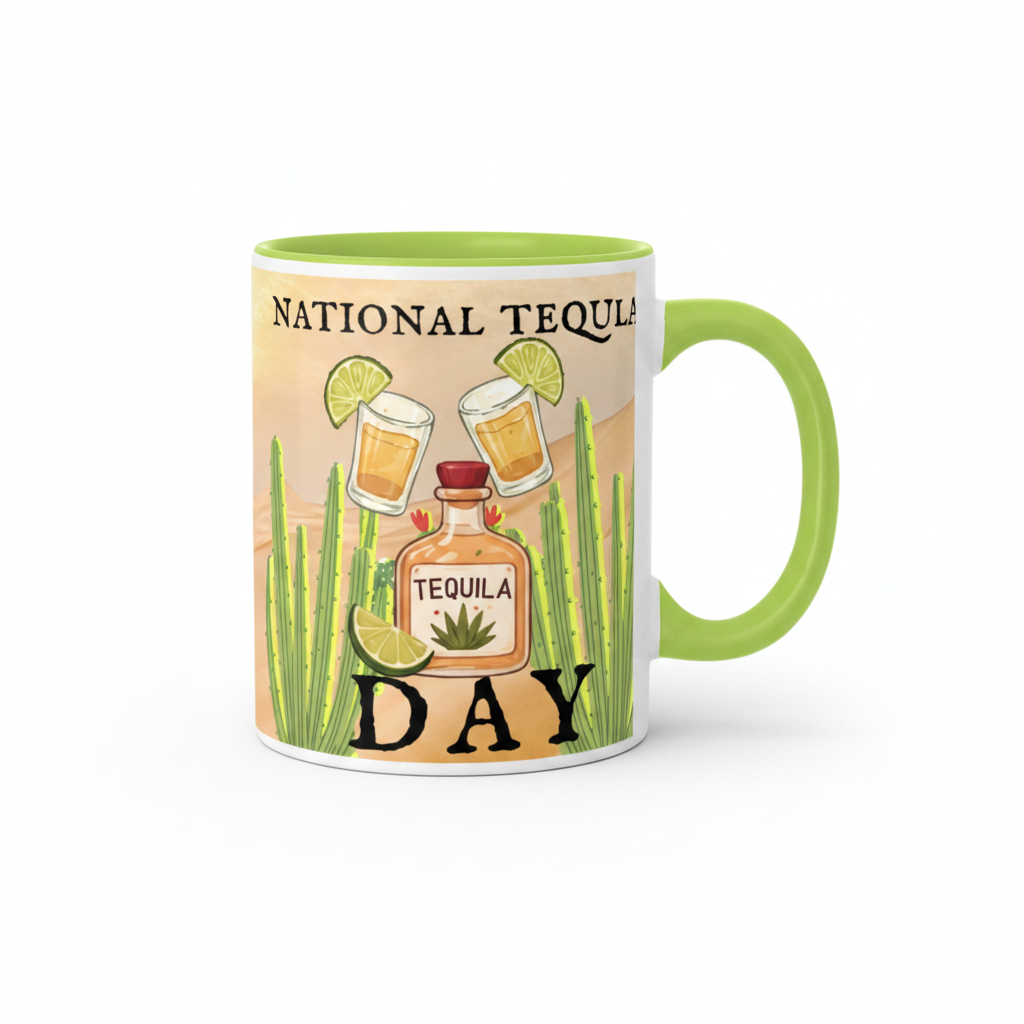 National Tequila Day Mug - Lime Green