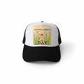Custom Sublimation Trucker Hat -Classic White Foam Front with Black Mesh Back– National Tequila Day Design | Jadez World