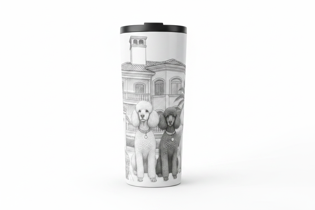 Poodle Tumbler Clean Shot