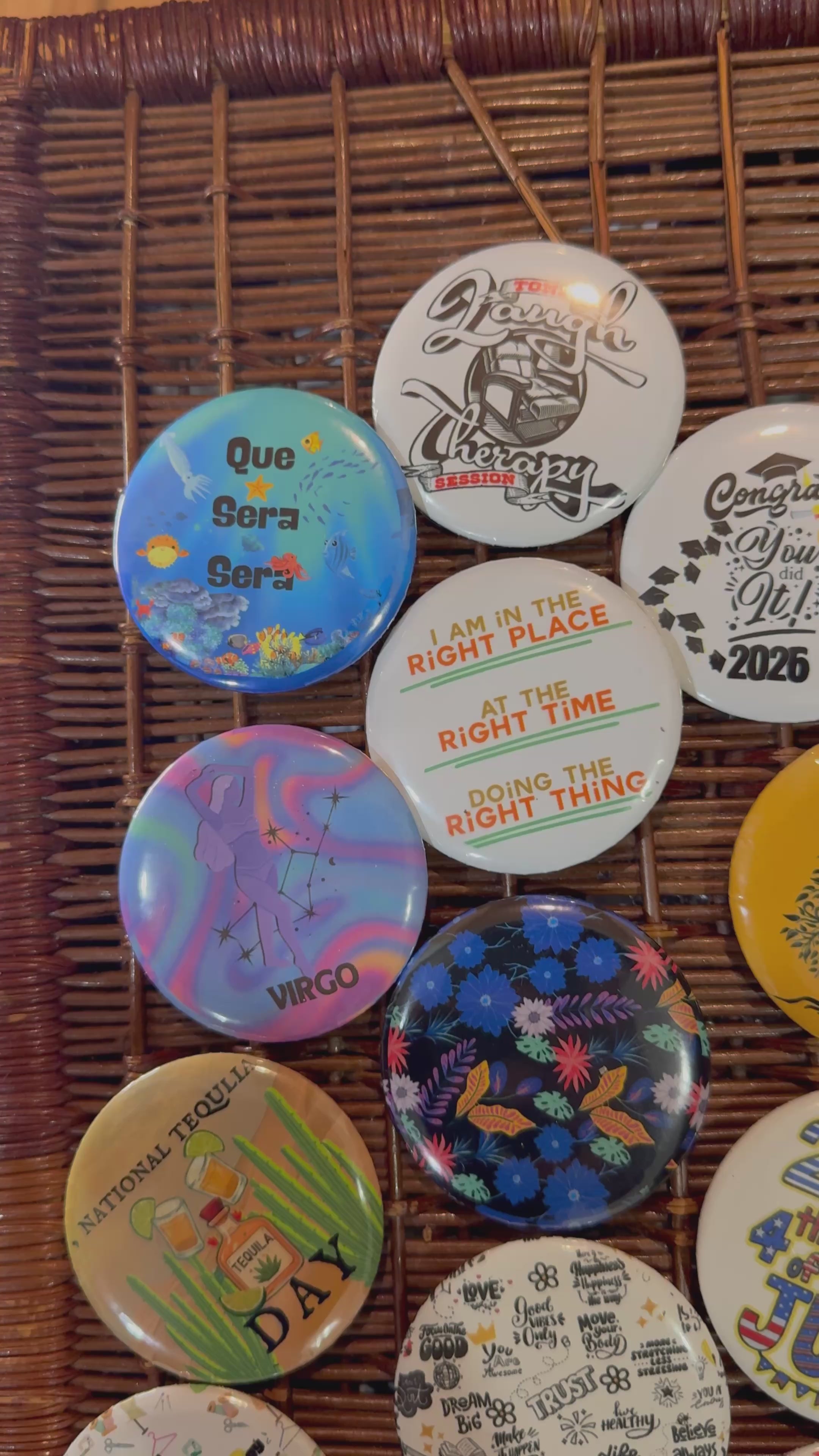 Custom 58mm Pin Button