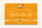Professional Jadez World orange gift card product shot