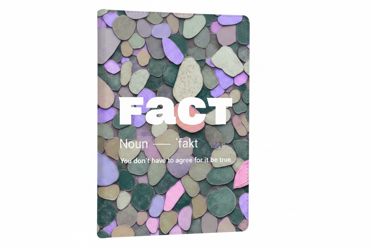 Purple FACT Journal Mockup