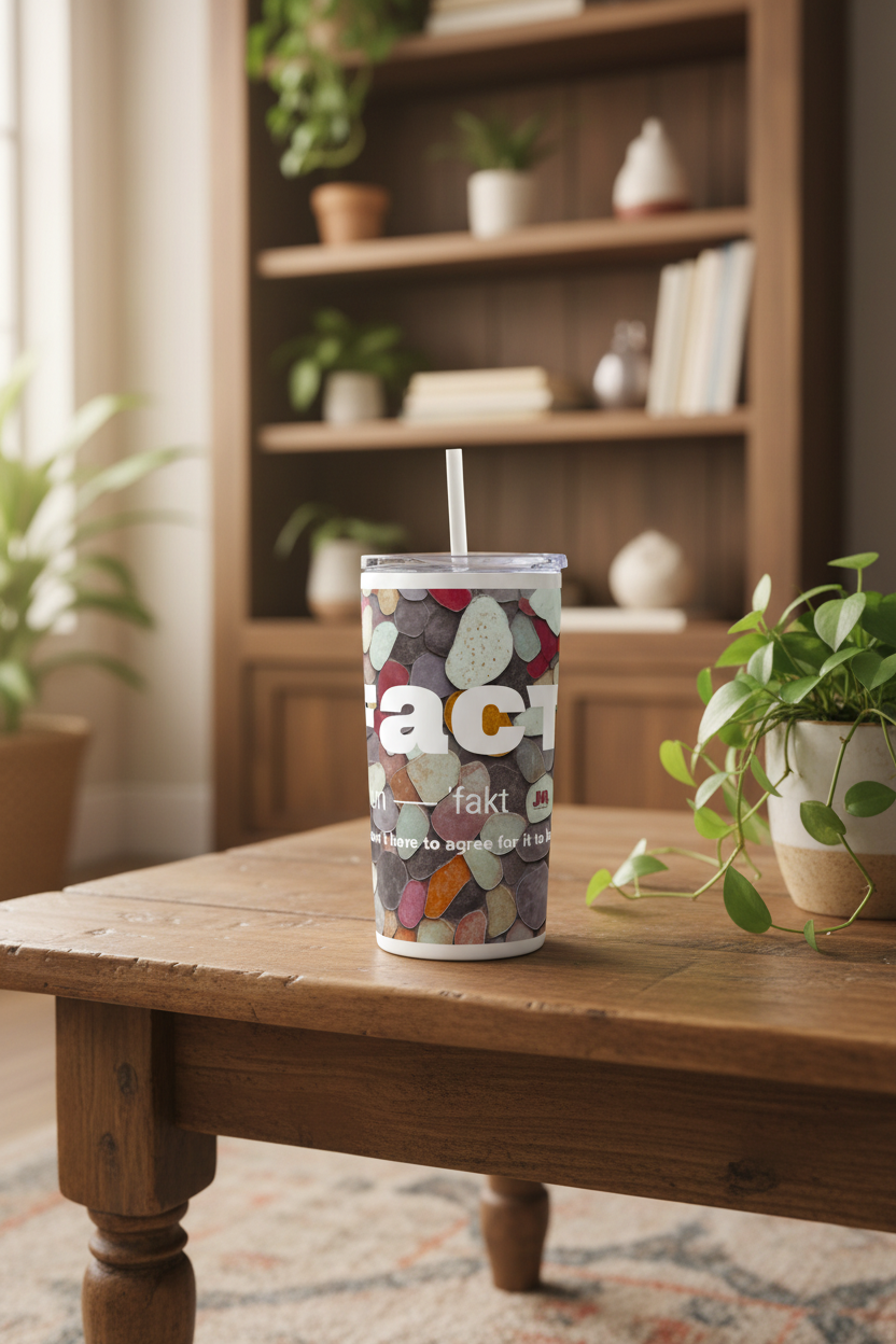 Red Facts Pebble Tumbler - New Scene