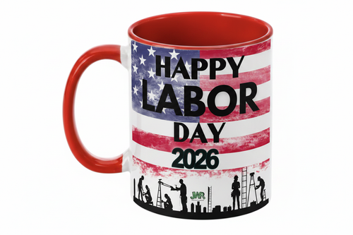 Red Handle Mug